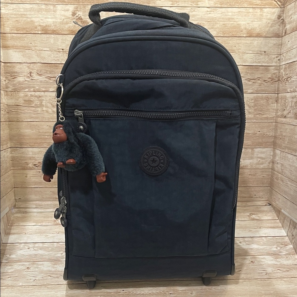 Kipling Navy Rolling Backpack perfect gateway bag! - image 1